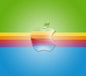 pic for apple rainbow logo 